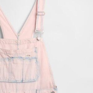 Gap Ultra Soft Denim Baggy Overalls (Pink!)
